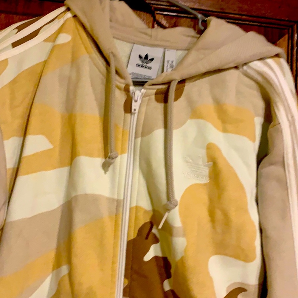 Adidas hoodie beige/tan